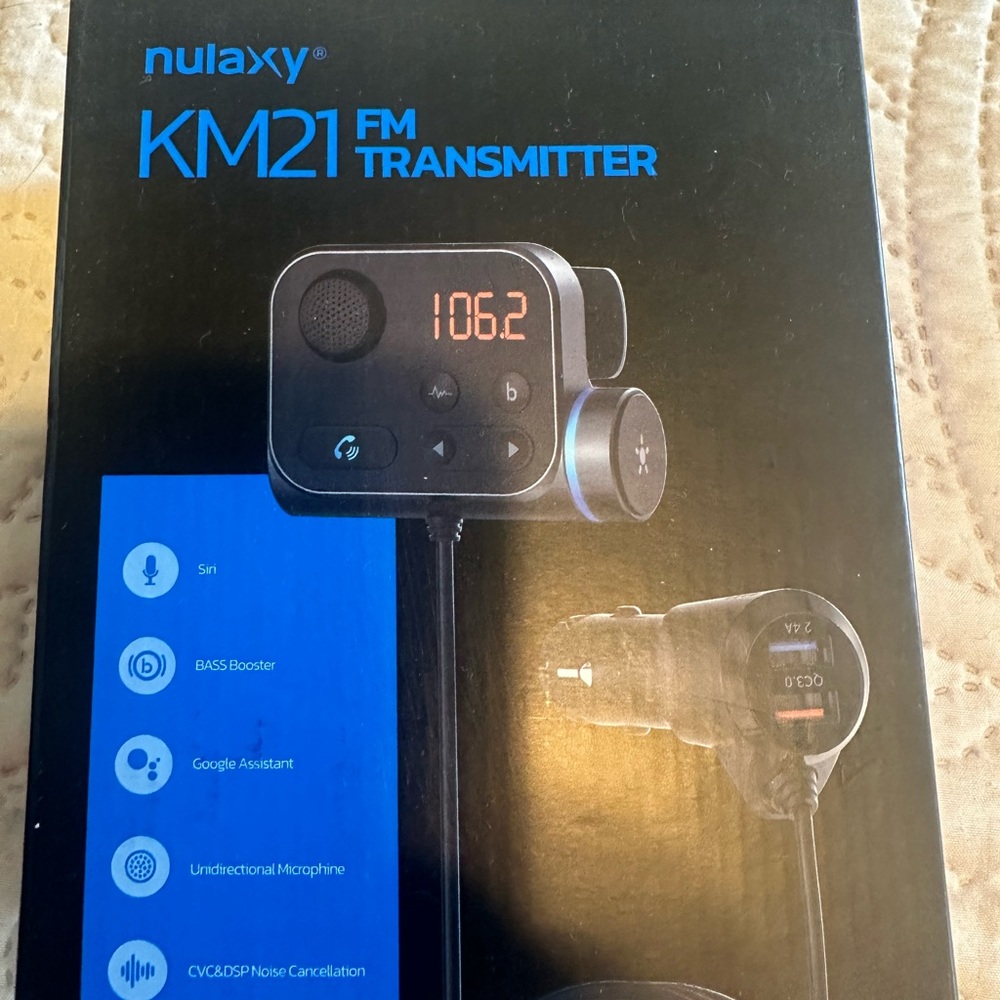 Bluetooth fm transmitter for cars